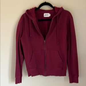 Burgundy Hoodie with Hood